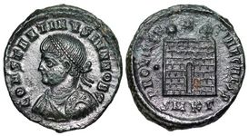 Constantine II PROVIDENTIAE CAESS Cyzicus
                        buckler