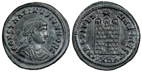 Constantine II PROVIDENTIAE CAESS Heraclea
                      67