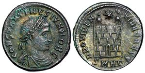 Constantine II PROVIDENTIAE CAESS Heraclea
                        77