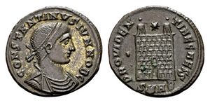 Constantine II PROVIDENTIAE CAESS Heraclea
                        96