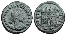 Constantine II VIRTVS AVGG campgate from
                        Rome