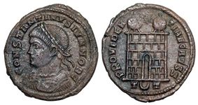 Constantine II unofficial campgate Ticinum