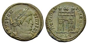 Constantine I campgate Lugdunum 225 Lyon