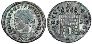 Constantius II VIRTVS CAESS Arles 316