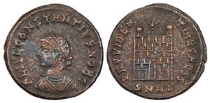 Constantius II PROVIDENTIAE CAESS Heraclea
                      78
