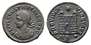 Constantius II PROVIDENTIAE CAES from
                      Nicomedia 147