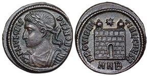 Crispus
                      PROVIDENTIAE CAESS gate Nicomedia 122