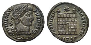 Crispus
                      PROVIDENTIAE CAESS camp gate from Thessalonica
                      155