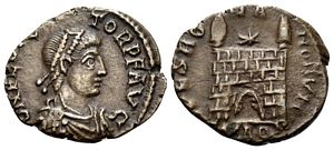 Flavius
                      Victor SPES ROMANORVM from Aquileia