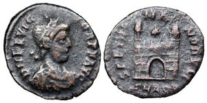 Flavius
                      Victor SPES ROMANORVM from Aquileia